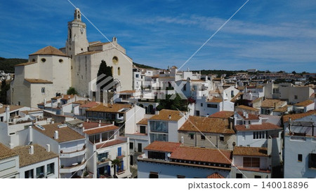 Beautiful mediterranean White Houses of Cadaques Costa Brava Spain Beautiful mediterranean White Houses of Cadaques Costa Brava Spain 140018896