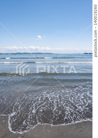 Katase Higashihama Beach, Enoshima in summer, Shonan, Kanagawa Katase Higashihama Beach, Enoshima in summer, Shonan, Kanagawa 140019260
