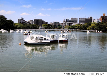 福岡市大濠公園的景色 福岡市大濠公園的景色 140019424