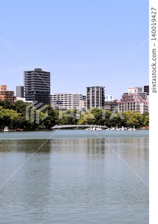 福岡市大濠公園的景色 福岡市大濠公園的景色 140019427