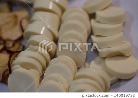 Sliced Cheese and Crackers Platter Sliced Cheese and Crackers Platter 140019758
