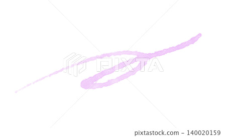 Hand-drawn swirl line illustration with light purple watercolor accent material Hand-drawn swirl line illustration with light purple watercolor accent material 140020159