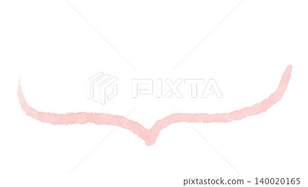 Hand-drawn seagull-style line illustration, pink watercolor bird motif material Hand-drawn seagull-style line illustration, pink watercolor bird motif material 140020165