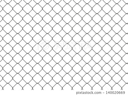 Fence wire chain link seamless pattern, endless grid background. Prison wire black mesh, fishnet texture. Basketball hoop net. Flat rhombus lattice. Simple pattern for soccer, football, hockey gates. Fence wire chain link seamless pattern, endless grid background. Prison wire black mesh, fishnet texture. Basketball hoop net. Flat rhombus lattice. Simple pattern for soccer, football, hockey gates. 140020669