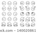 Simple Face Icon Illustration Set 140020861
