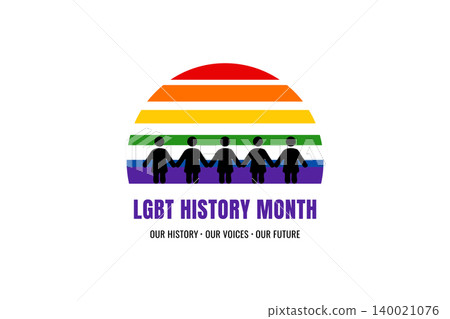 GBT History Month Community Rainbow Design 140021076