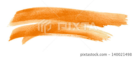 orange brush isolated on transparent background orange watercolor orange brush isolated on transparent background orange watercolor 140021498