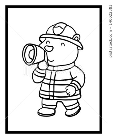 Firefighter Coloring Pages Clipart Set for Kids, Cute Firefighter Illustrations, Printable Coloring Book Pages, Fire Rescue Activity Sheets 140022383