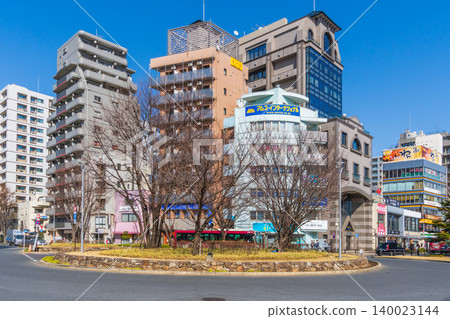 Tokyo cityscape: Musashi-Sakai Station north exit Tokyo cityscape: Musashi-Sakai Station north exit 140023144