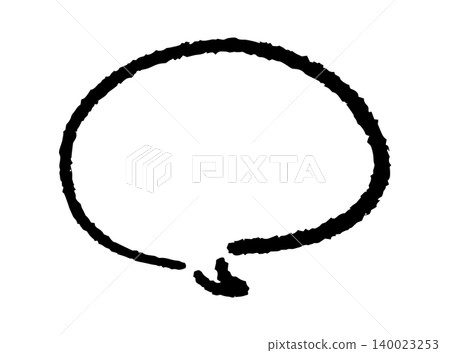 鋼筆手寫語音氣泡_黑色 鋼筆手寫語音氣泡_黑色 140023253