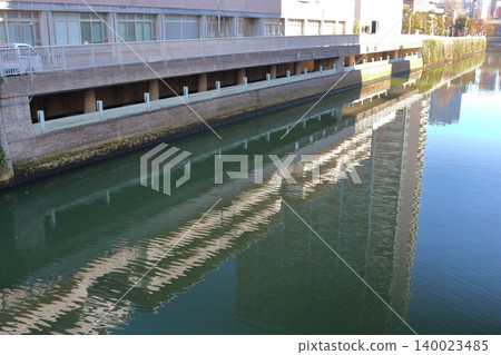 目黑川荏原調節水庫取水口(東京都品川區) 目黑川荏原調節水庫取水口(東京都品川區) 140023485