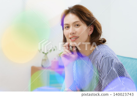 Portrait of middle age woman Portrait of middle age woman 140023743