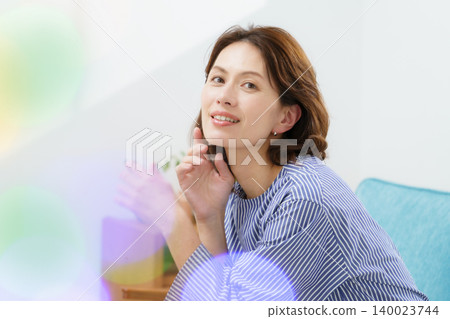 Portrait of middle age woman Portrait of middle age woman 140023744