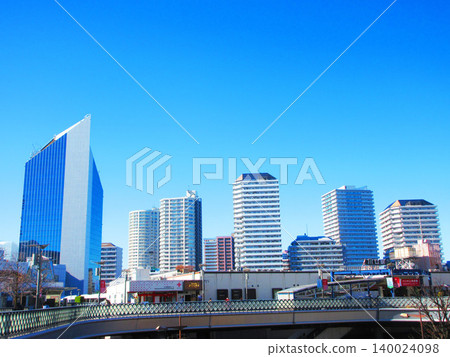 埼玉縣河口市河口站前的各種景象 埼玉縣河口市河口站前的各種景象 140024098