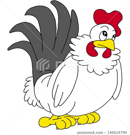 Hand-drawn animal illustration ☆ Chicken Hand-drawn animal illustration ☆ Chicken 140024794