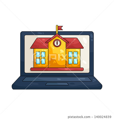 Illustration of Online education 140024839