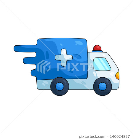 Illustration of ambulance Illustration of ambulance 140024857