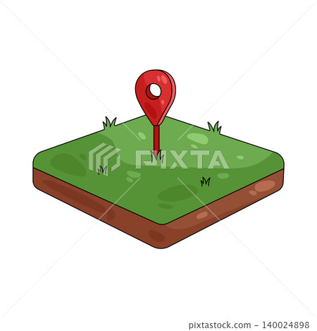 Illustration of land plot Illustration of land plot 140024898