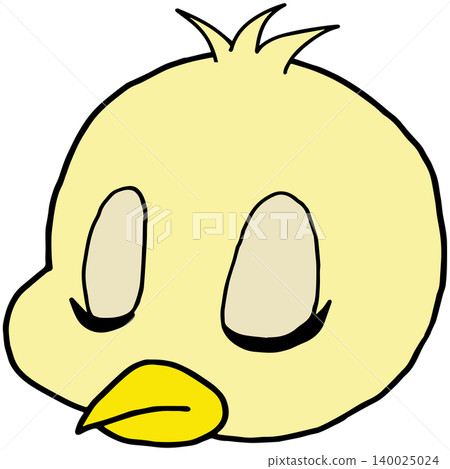 Hand-drawn animal illustration ☆ Chick 140025024