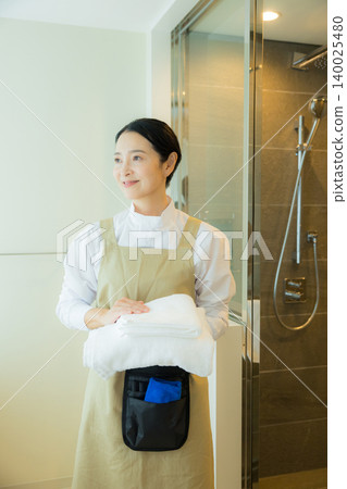 中年女清潔工 中年女清潔工 140025480