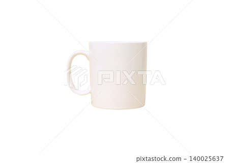White ceramic mug isolated for design purposes, isolated on white, PNG White ceramic mug isolated for design purposes, isolated on white, PNG 140025637
