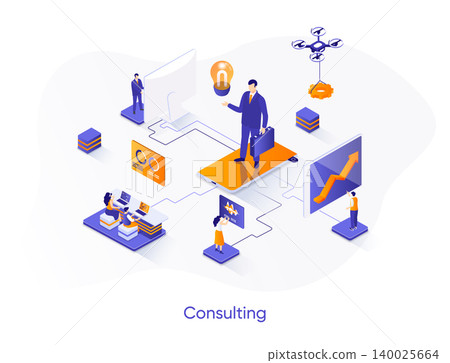 Consulting isometric web banner. Competent business expertise and law assistance isometry concept. Financial audit, accounting services 3d scene design. Vector illustration with people characters. Consulting isometric web banner. Competent business expertise and law assistance isometry concept. Financial audit, accounting services 3d scene design. Vector illustration with people characters. 140025664