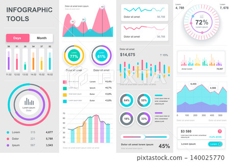 Bundle infographic UI, UX, KIT elements. Different charts, diagrams, workflow, flowchart, timeline, schemes, marketing icons, graphs and bars design template. Vector info graphic and infographics set. Bundle infographic UI, UX, KIT elements. Different charts, diagrams, workflow, flowchart, timeline, schemes, marketing icons, graphs and bars design template. Vector info graphic and infographics set. 140025770
