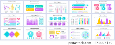 Bundle business and finance infographics presentation slides template. Different charts, diagrams, workflow, flowchart, timeline, schemes design template. Vector info graphic and infographics set. Bundle business and finance infographics presentation slides template. Different charts, diagrams, workflow, flowchart, timeline, schemes design template. Vector info graphic and infographics set. 140026159