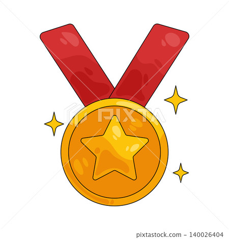 Illustration of medal Illustration of medal 140026404