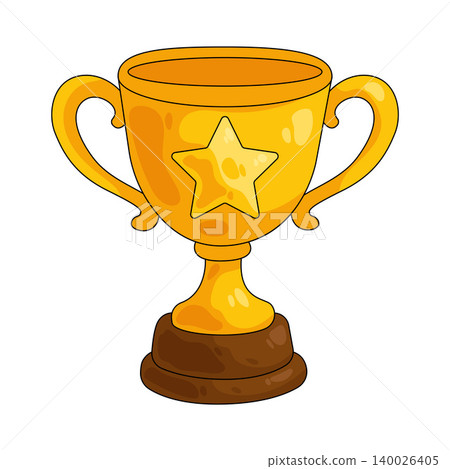 Illustration of trophy Illustration of trophy 140026405