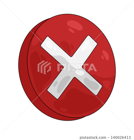 Illustration of cross Illustration of cross 140026413