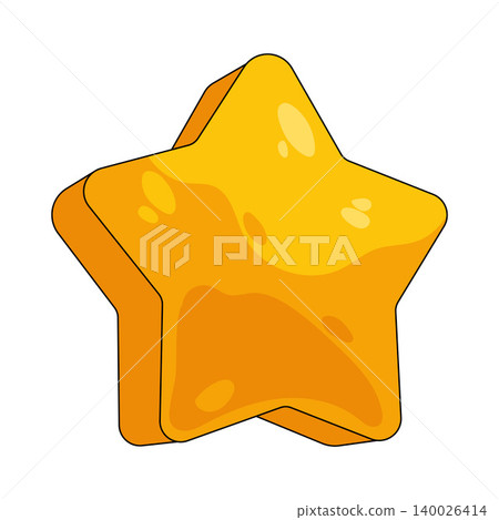 Illustration of star Illustration of star 140026414