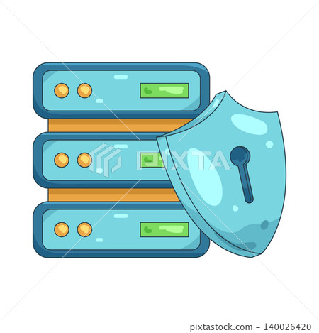 Illustration of data security Illustration of data security 140026420