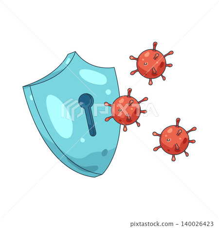 Illustration of antivirus Illustration of antivirus 140026423