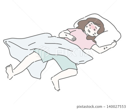 Women who suffer from difficulty sleeping during tropical nights and excessive night sweats. Women who suffer from difficulty sleeping during tropical nights and excessive night sweats. 140027553