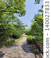 綠蔭環繞的公園長廊 140027833