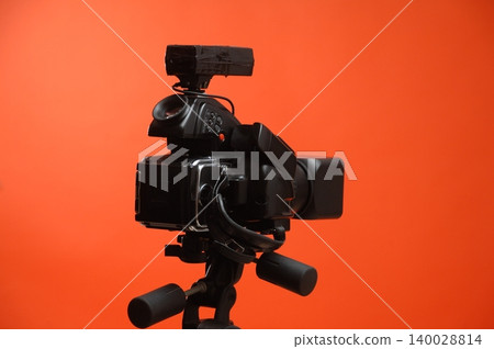 Video camera at Press conference 140028814