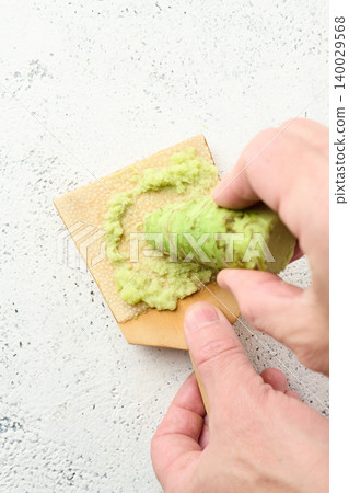 Grated raw wasabi 140029568