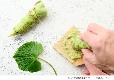 Grated raw wasabi Grated raw wasabi 140029570