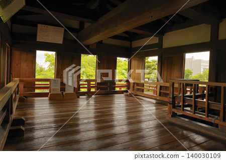 Interior space of Matsumoto Castle's Moon-Viewing Tower Interior space of Matsumoto Castle's Moon-Viewing Tower 140030109
