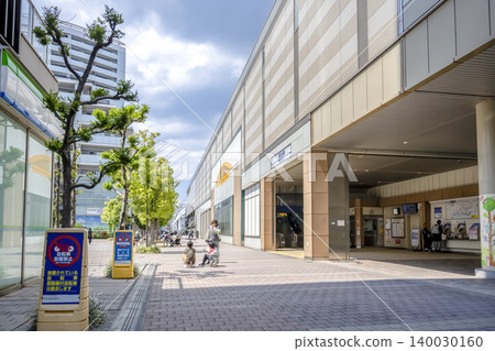 Urban landscape of Ota Ward, Tokyo: In front of Kojiya Station Urban landscape of Ota Ward, Tokyo: In front of Kojiya Station 140030160
