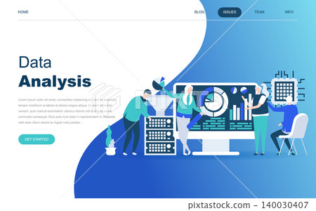 Modern flat design concept of Big Data Analysis for website and mobile website development. Landing page template. Digital information chart and statistic financial budget. Vector illustration. Modern flat design concept of Big Data Analysis for website and mobile website development. Landing page template. Digital information chart and statistic financial budget. Vector illustration. 140030407