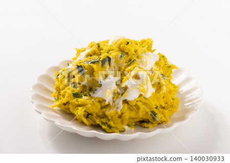 Pumpkin salad with cream cheese dressing Pumpkin salad with cream cheese dressing 140030933