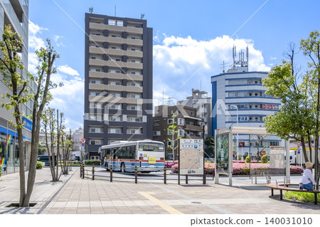 Urban landscape of Ota Ward, Tokyo: Rotary in front of Kojiya Station Urban landscape of Ota Ward, Tokyo: Rotary in front of Kojiya Station 140031010