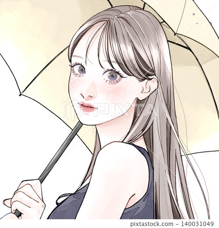 拿著傘的婦女 拿著傘的婦女 140031049