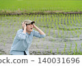 A young rice farmer is at his wit's end. A young rice farmer is at his wit's end. 140031696