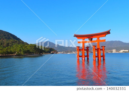 【廣島縣】日本安藝三大絕景之一的宮島大鳥居 【廣島縣】日本安藝三大絕景之一的宮島大鳥居 140032331