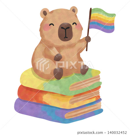 Cute Capybara Pride Month Clipart Bundle, Rainbow LGBTQ Watercolor PNG, Kawaii Pride Animal Illustration Set Cute Capybara Pride Month Clipart Bundle, Rainbow LGBTQ Watercolor PNG, Kawaii Pride Animal Illustration Set 140032452