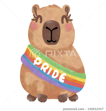 Cute Capybara Pride Month Clipart Bundle, Rainbow LGBTQ Watercolor PNG, Kawaii Pride Animal Illustration Set Cute Capybara Pride Month Clipart Bundle, Rainbow LGBTQ Watercolor PNG, Kawaii Pride Animal Illustration Set 140032457