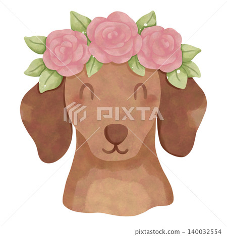 Cute Dachshund Watercolor Clipart Bundle, Kawaii Sausage Dog PNG, Floral Puppy Illustration Set Cute Dachshund Watercolor Clipart Bundle, Kawaii Sausage Dog PNG, Floral Puppy Illustration Set 140032554